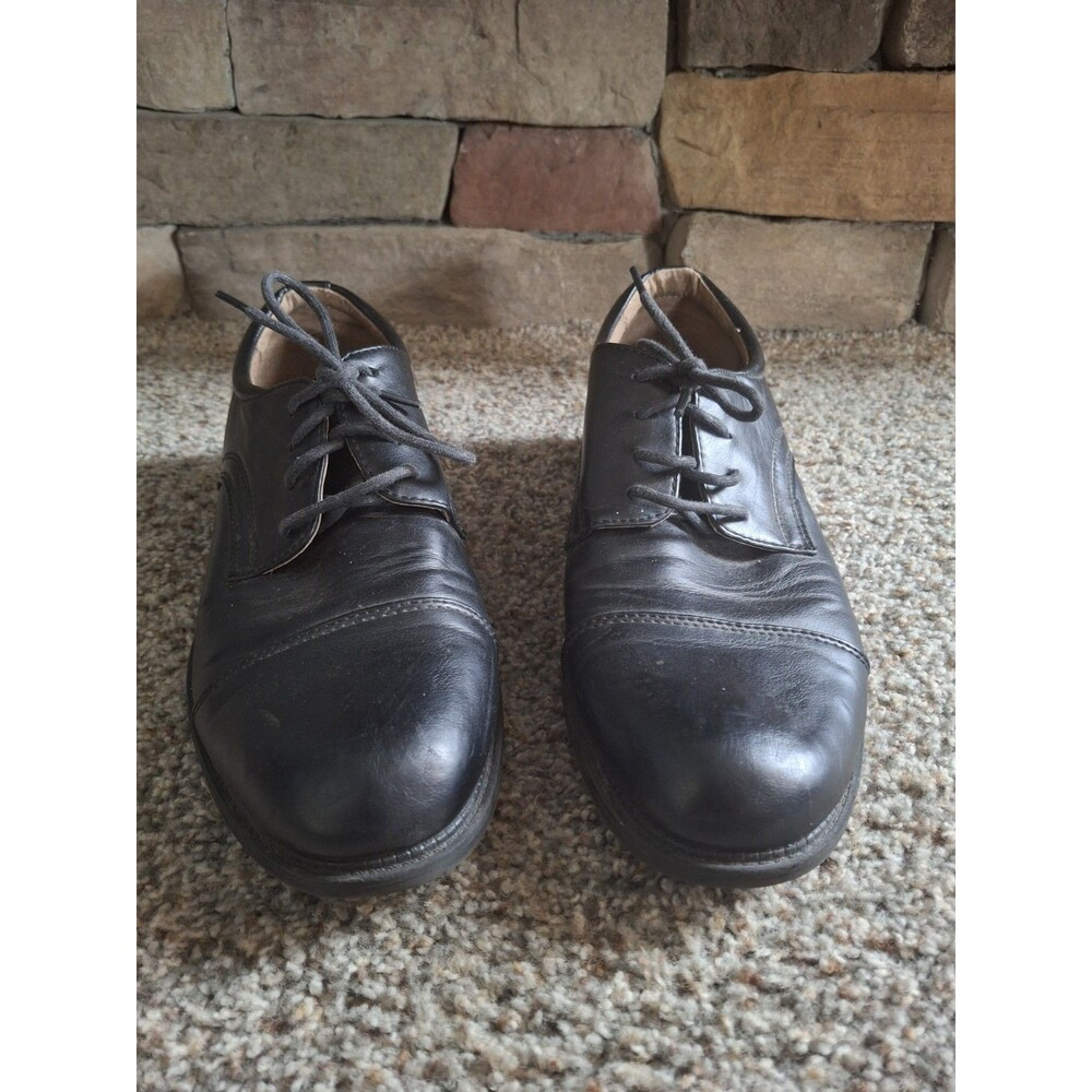 Dexter Men’s Black Lace Up Dress Shoes, Size 7W